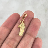 Dije Virgen Maria Auxiliadora 1.35gr / 2.8cm / Silueta Oro Amarillo