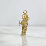 Dije Virgen Maria Auxiliadora 1.35gr / 2.8cm / Silueta Oro Amarillo