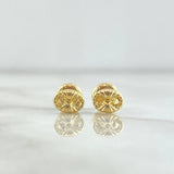 Topos Gc 0.55gr / 6mm Diamantados Oro Amarillo