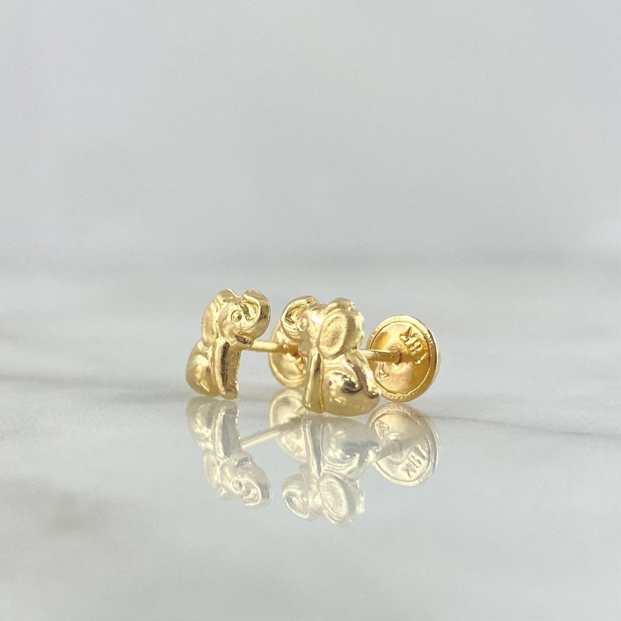 Topos Elefante 0.65gr / 7mm Liso Oro Amarillo 18K