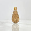 Dije Virgen del Carmen 10.45gr / 4cm / Mate Circones Blancos Oro Amarillo