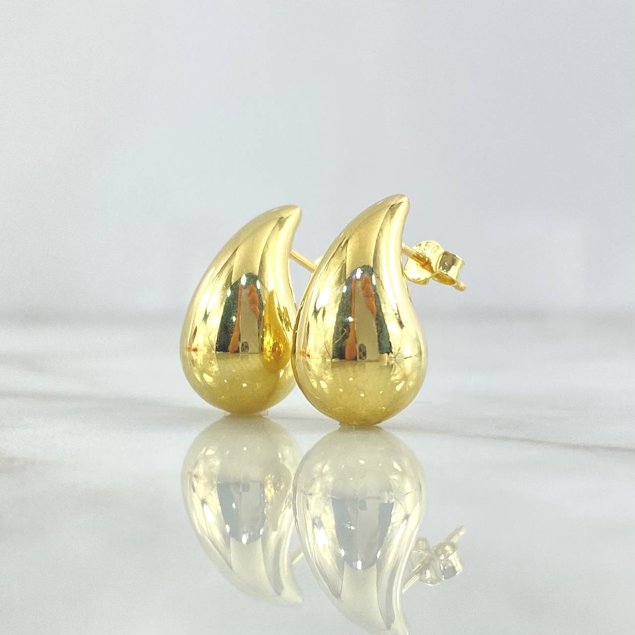 Topos Gota 3.15gr / 1.9cm / Lisa Oro Amarillo 18K &