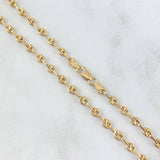 Cadena GC 5.85gr / 50cm / 3.4mm Diamantada Oro Amarillo 18K