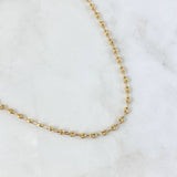 Cadena  GC 5.95gr / 50cm / 3.5mm Diamantada Oro Amarillo 18K *