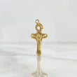 Dije Cristo Cruz Egipcia 1.95gr / 2.8cm Oro Amarillo