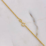 Cadena Lazo 0.9gr 50cm + Dije Libelula 0.35gr 1.5cm / Oro Amarillo (Oferta) $