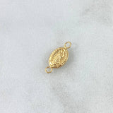 Herraje Virgen Guadalupe 0.25gr / 1.4cm / Vertical Troquelado Oro Amarillo