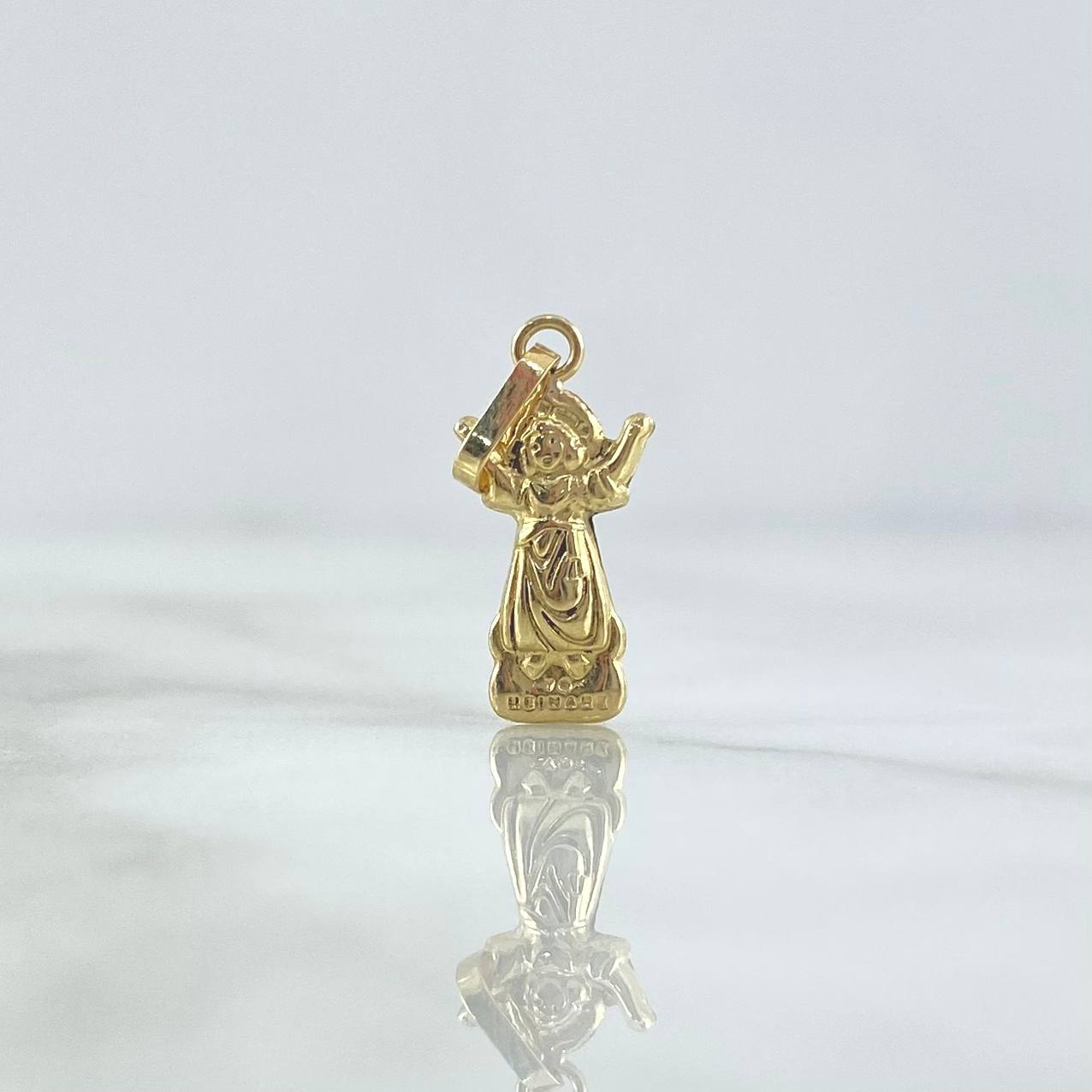 Dije Divino Niño Silueta 0.6gr / 2.2cm / Oro Amarillo 18K