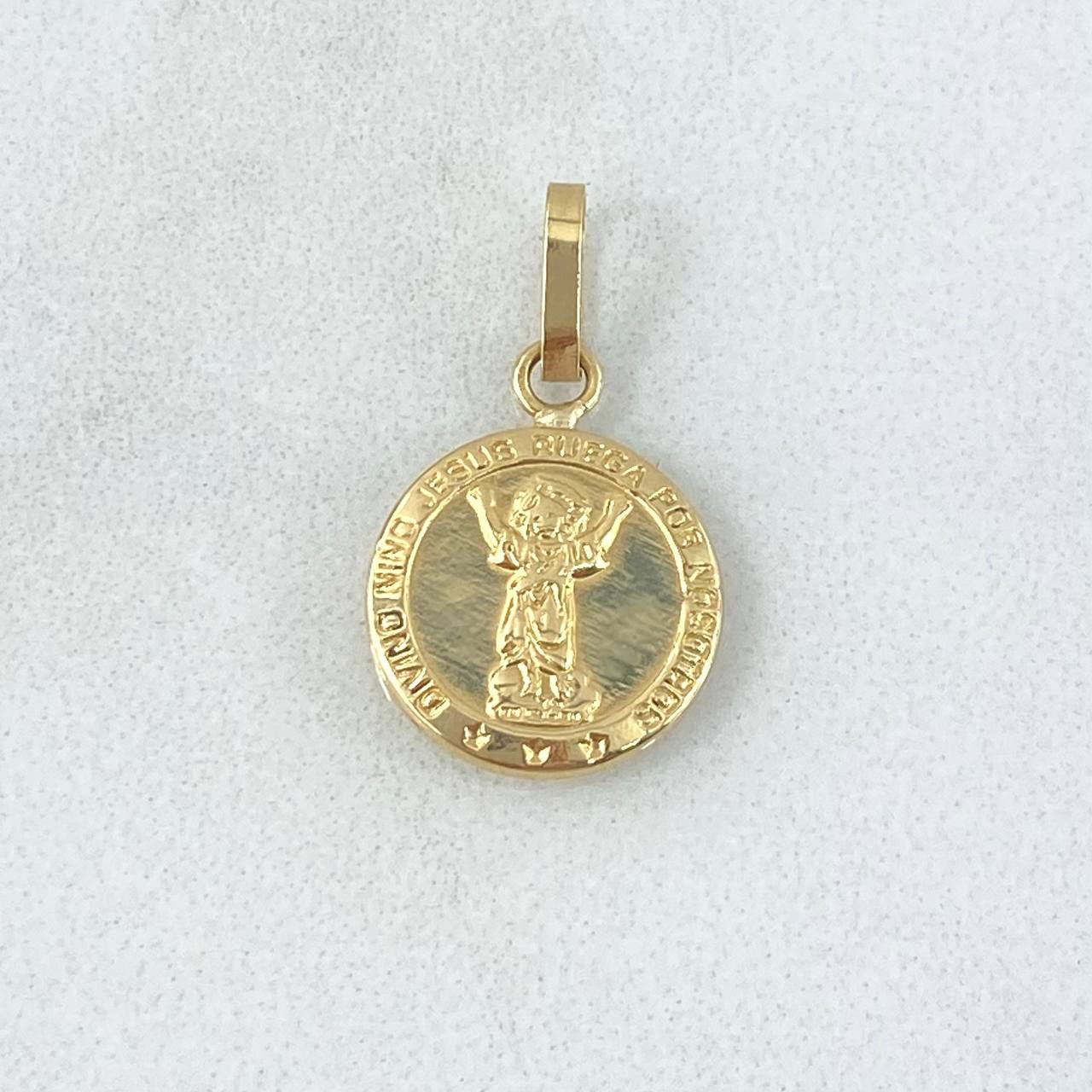 Dije Divino Niño 0.7gr / 2cm / Troquelado Oro Amarillo 18K