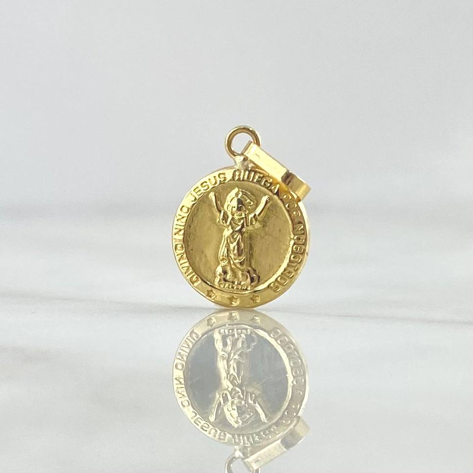 Dije Divino Niño 0.7gr / 2cm / Troquelado Oro Amarillo 18K