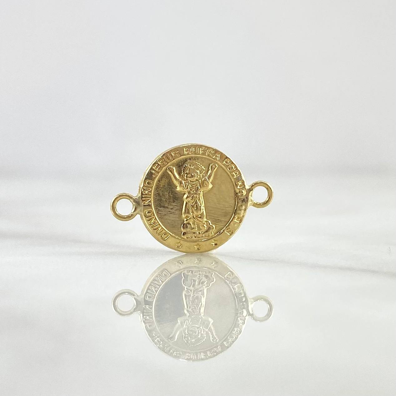 Herraje Divino Niño 0.7gr / 1.8cm / Troquelado Oro Amarillo 18K