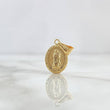 Dije Virgen Guadalupe Ovalada 0.8gr / 2cm / Troquelada Oro Amarillo 18K *