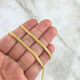 Cadena Serpiente 8.05gr / 50cm / 3.5mm Oro Amarillo +3 18K