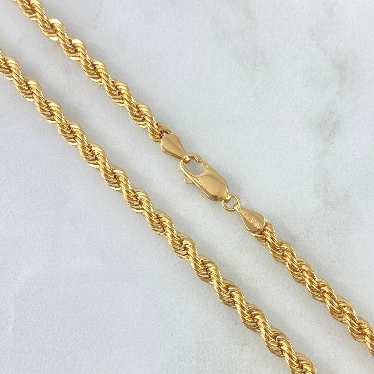 Cadena Lazo 10.55gr / 60cm / 3.8mm Oro Amarillo +3