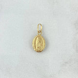 Dije Virgen Guadalupe 0.3gr / 1.6cm / Troquelado Oro Amarillo 18K