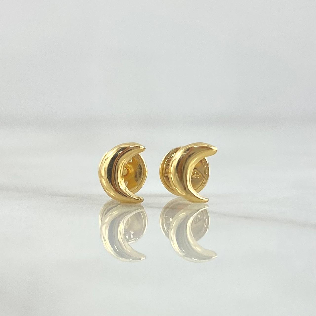 Topos Luna 0.5gr / 5mm Lisa Oro Amarillo 18K *