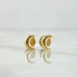 Topos Luna 0.5gr / 5mm Lisa Oro Amarillo 18K *