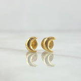 Topos Luna 0.5gr / 5mm Lisa Oro Amarillo 18K *