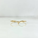 Anillo Tiara En V 0.65gr / T8 / Oro Amarillo