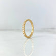 Anillo Churumbela 1.95gr / T6 1/4 / Circones Blancos Oro Amarillo *