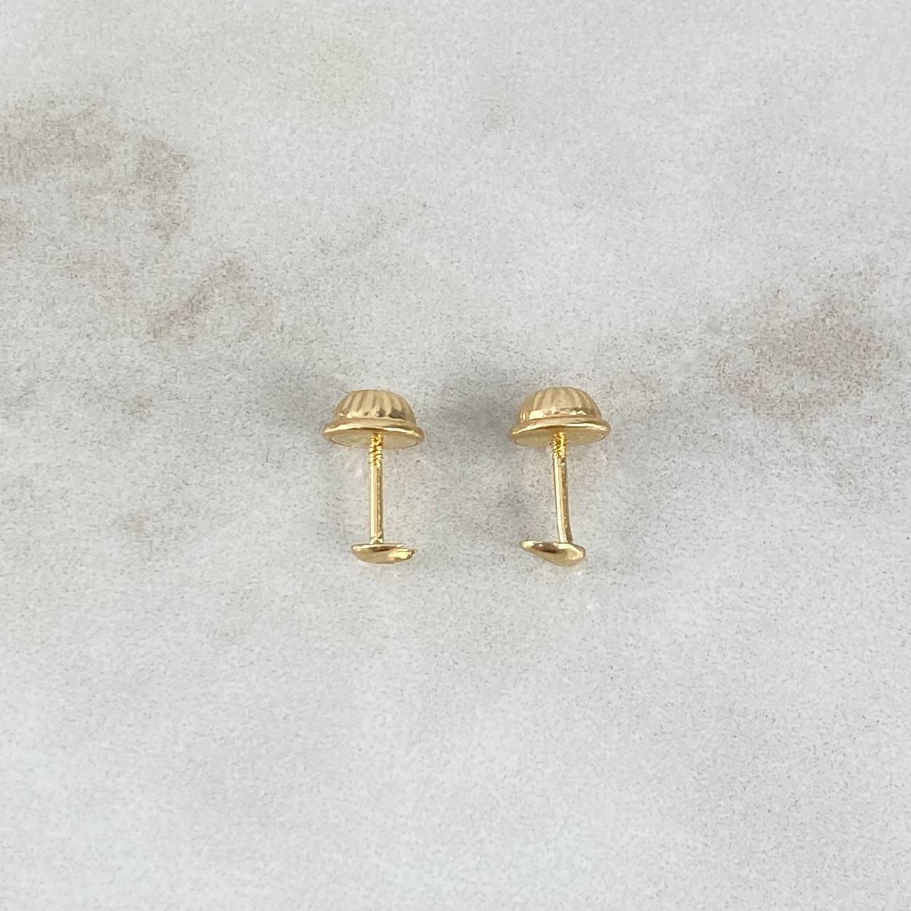 Topos Luna 0.45gr / 4mm Lisa Oro Amarillo 18K