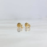 Topos Luna 0.4gr / 4mm Lisa Oro Amarillo 18K