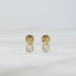 Topos Luna 0.4gr / 4mm Lisa Oro Amarillo 18K