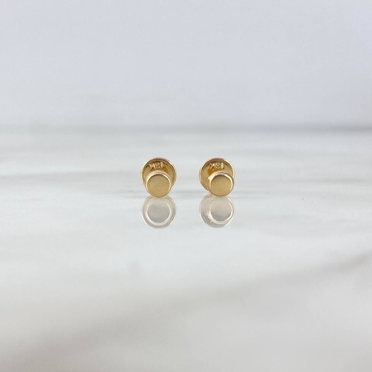 Topos Circulo 0.45gr / 4mm Oro Amarillo