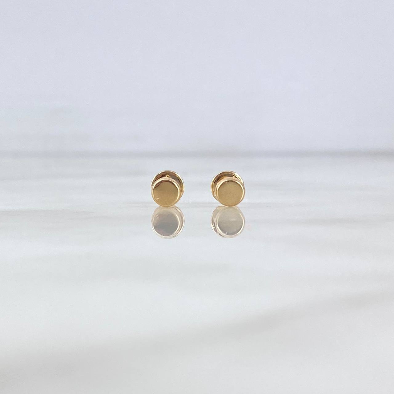 Topos Circulo 0.5gr / 5mm Oro Amarillo