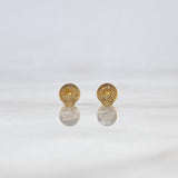 Topos Circulo 0.4gr / Diamantado Oro Amarillo