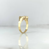 Anillo Sello Herradura Caballo 1.05gr / T6 1/2 / Oro Amarillo ©