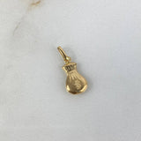 Dije Bolsa De Dinero 0.7gr / 2.2cm / Oro Amarillo