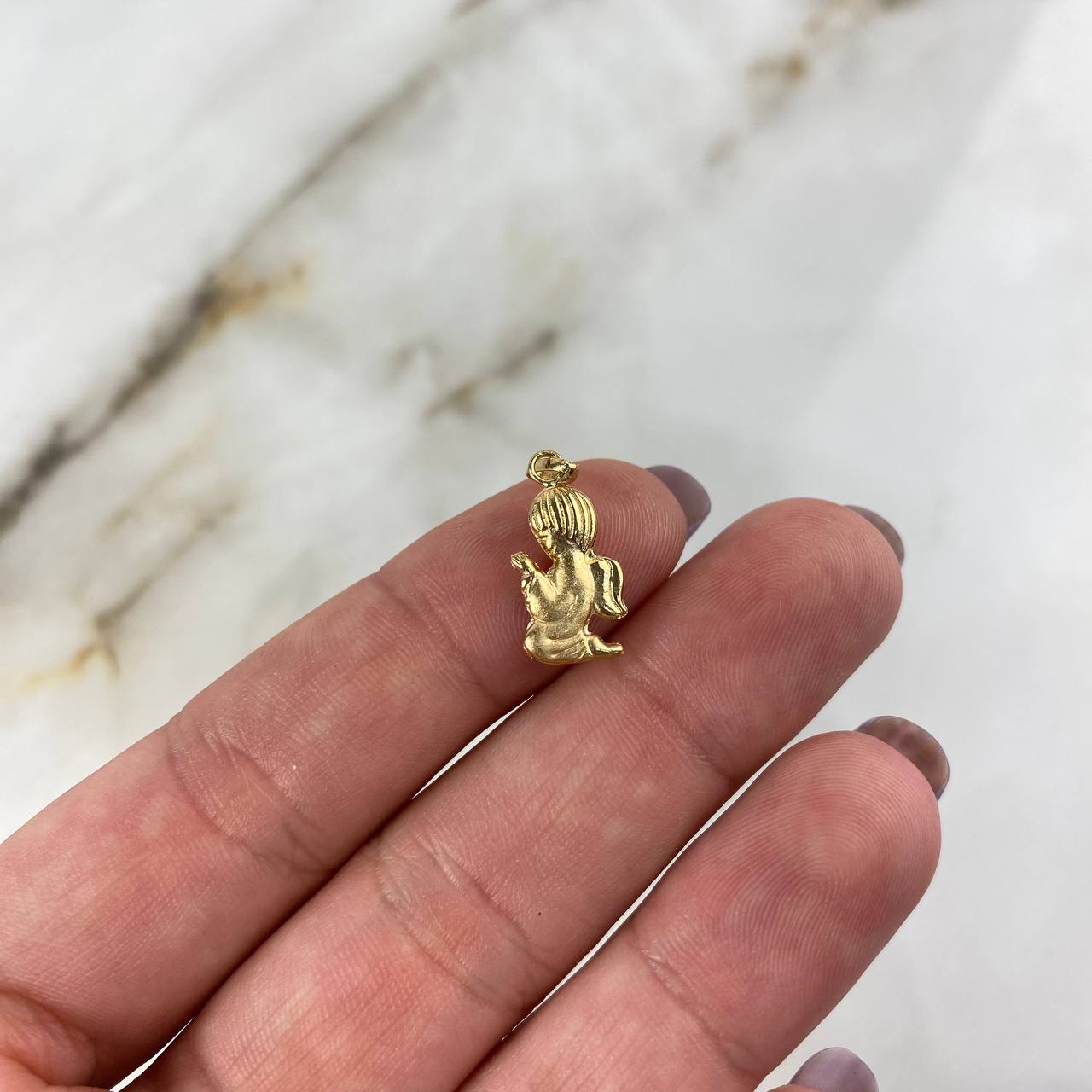 Dije Angel 0.55gr / 2cm / Oro Amarillo