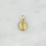 Dije Virgen Maria 0.35gr / 1.5cm / Troquelado Oro Amarillo