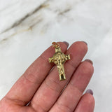 Dije Cristo Cruz 2gr / 3.8cm / Oro Amarillo