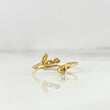 Anillo Love Abrazo 1.05gr / T6 3/4 / Oro Amarillo