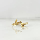 Anillo Love Abrazo 1.05gr / T6 3/4 / Oro Amarillo