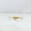 Anillo Tiara En V 0.65gr / T7 1/4 / Oro Amarillo (Oferta)