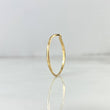 Anillo Tiara en V 0.6gr / T7 1/4 / Oro Amarillo ©