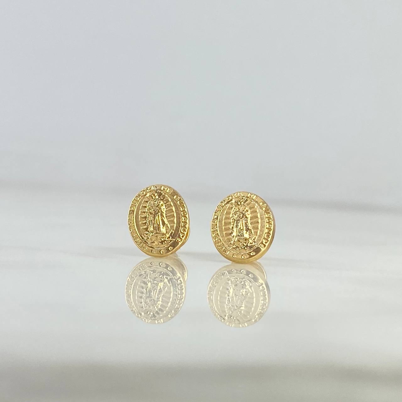 Topos Virgen Guadalupe 0.95gr / 1cm / Oro Amarillo