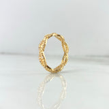 Anillo Infinitos 2.65gr / T7 1/4 / Circones Blancos Oro Amarillo ©