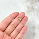 Herraje Infinito 0.25gr / 1cm / Silueta Oro Amarillo