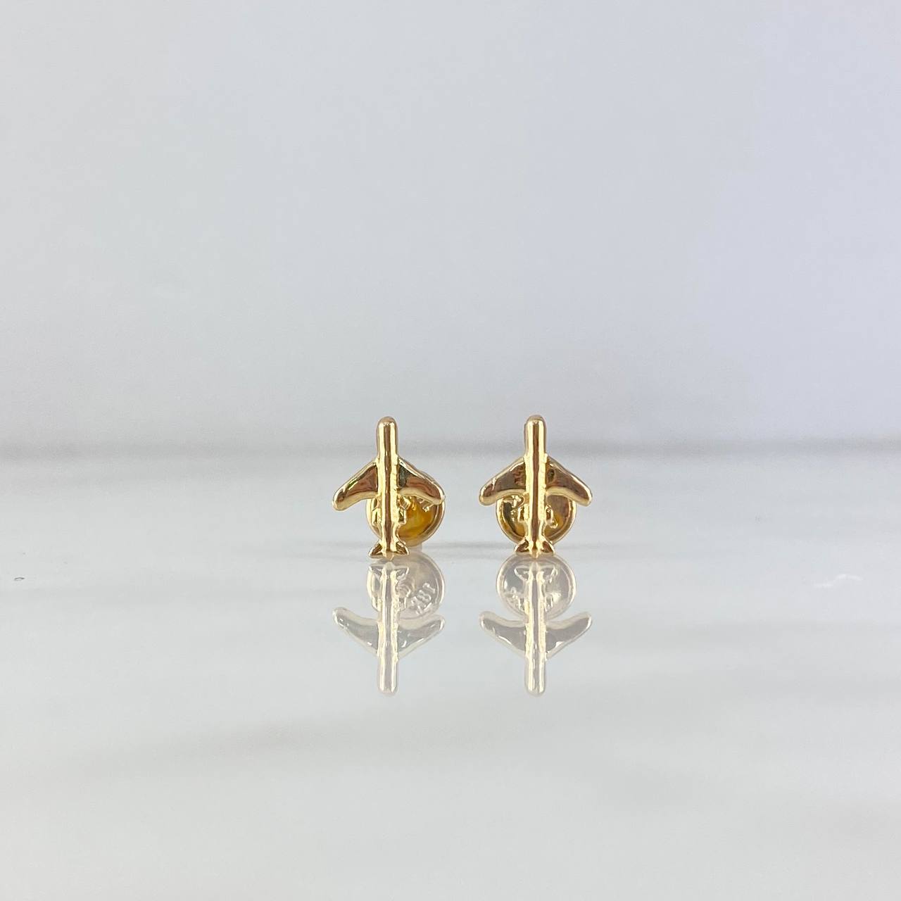 Topos Avión 0.6gr / 1cm / Oro Amarillo 18K