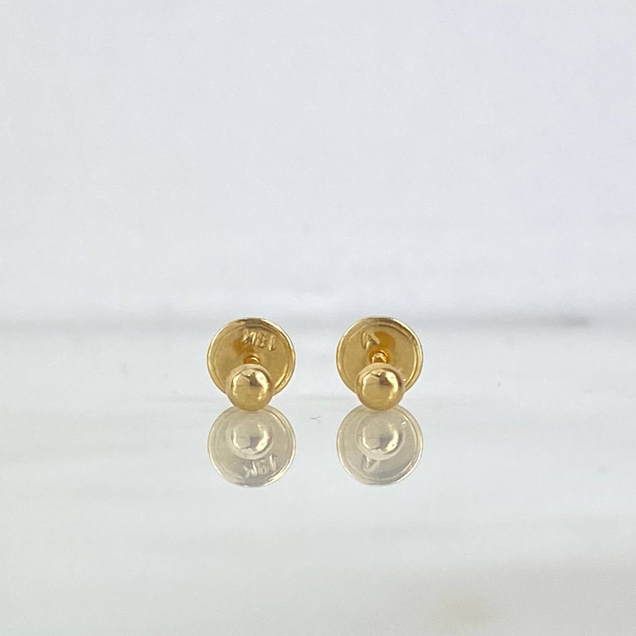 Topos Media Bola 3mm 0.4gr / Lisa Oro Amarillo ©