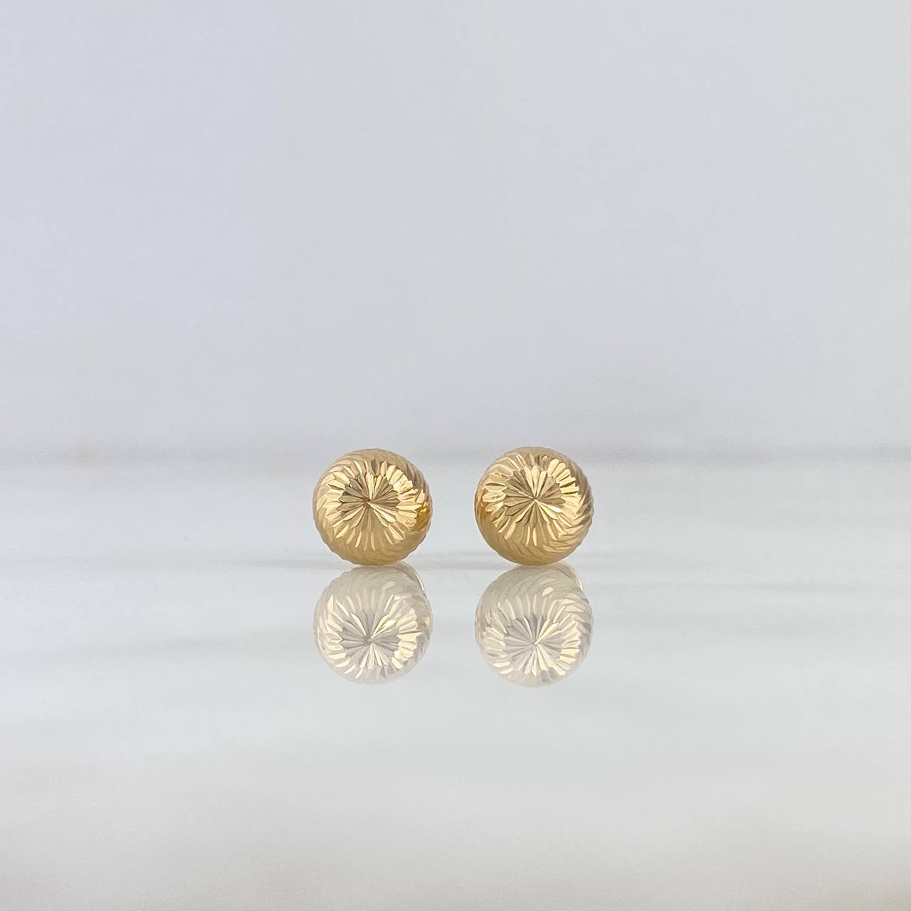 Topos Media Bola 8mm 1gr / Diamantada Oro Amarillo