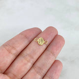 Herraje Virgen Milagrosa 0.35gr / 1.3cm / Oro Amarillo