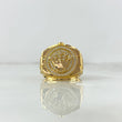 Anillo Correa RX 11.45gr / T10 / Circones Blancos Oro Amarillo