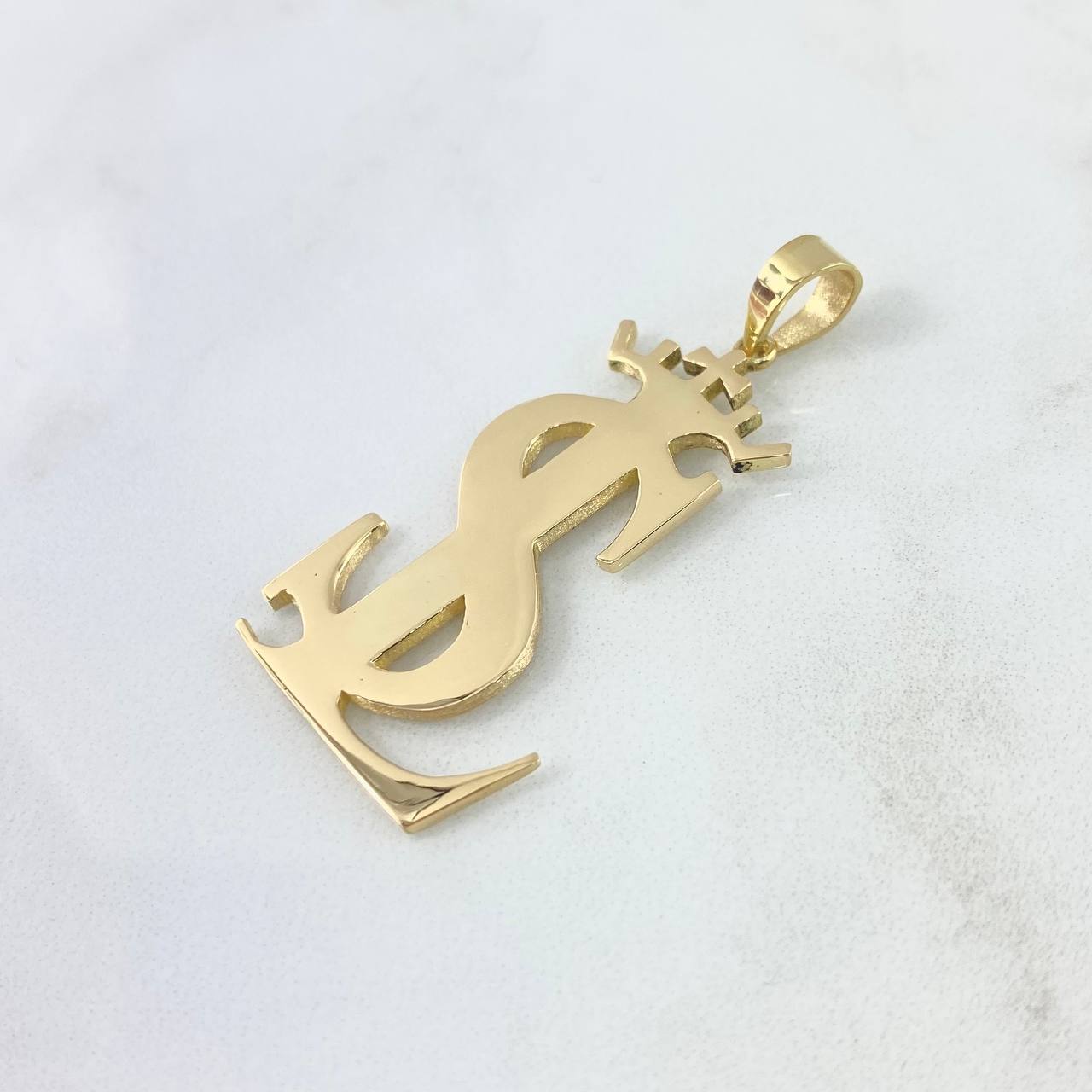 Fabricación Dije Logo Personalizada 10gr / Liso Oro Amarillo 18K