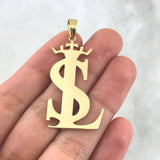 Fabricación Dije Logo Personalizada 10gr / Liso Oro Amarillo 18K