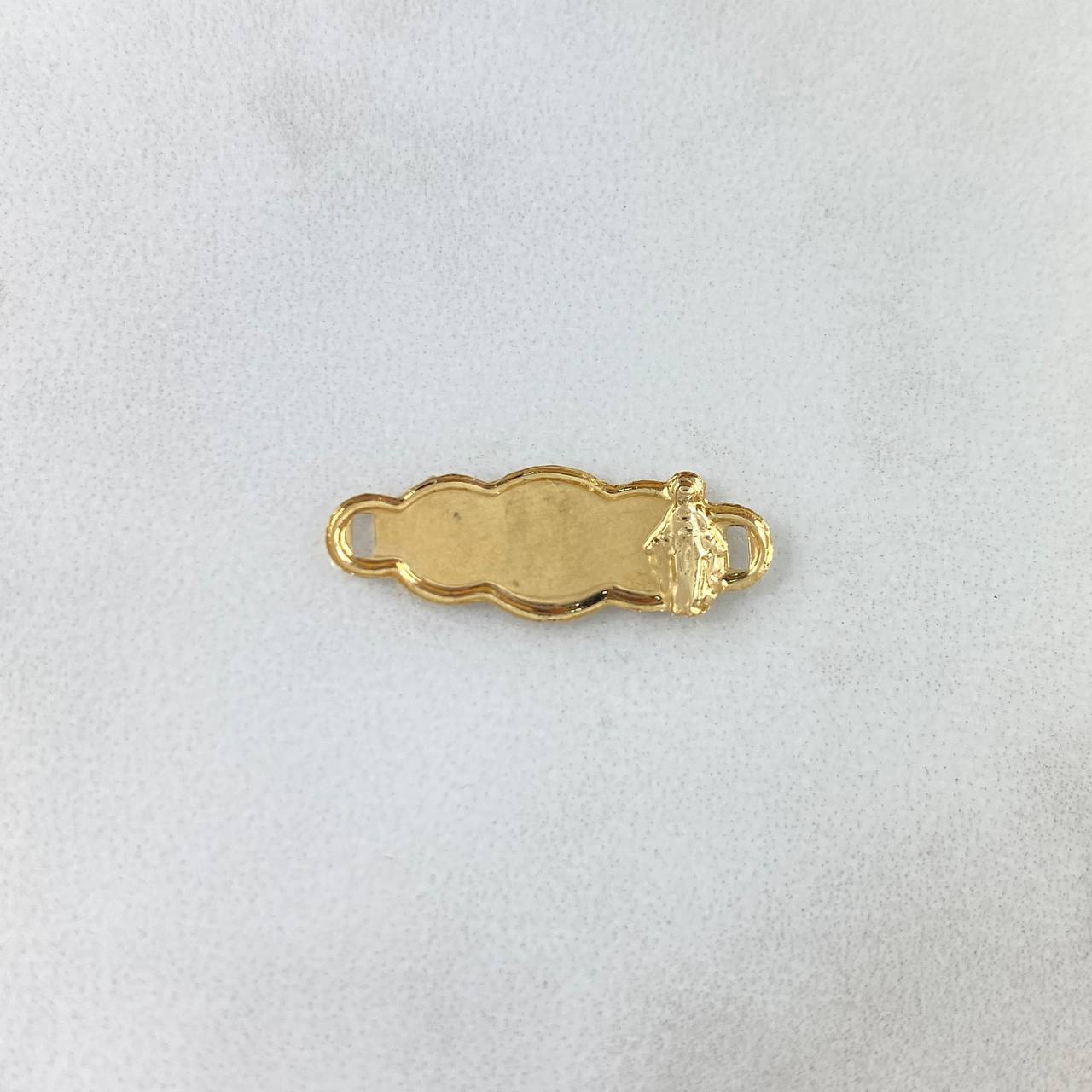 Herraje Nube Virgen Milagrosa 0.55gr / 2.2cm / Oro Amarillo